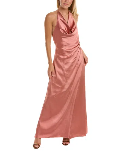 Halston Sutton Gown In Pink
