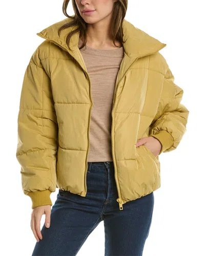 Apparis Levi Puffer Jacket In Brown