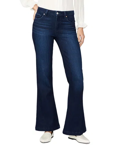 Paige Denim Genevieve Solstice High-rise Flare Jean In Multi