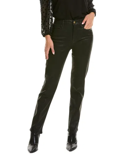 Frame Denim Le Sylvie Parkway High-rise Straight Jean In Black