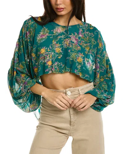Free People Up For Anything Top In Green
