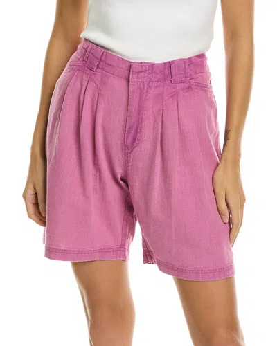 Free People Say So Trouser Shorts In Pink