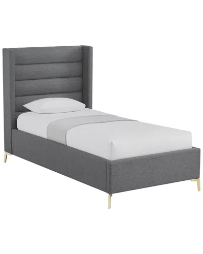 Inspired Home Rayce Upholstered Platform Bed