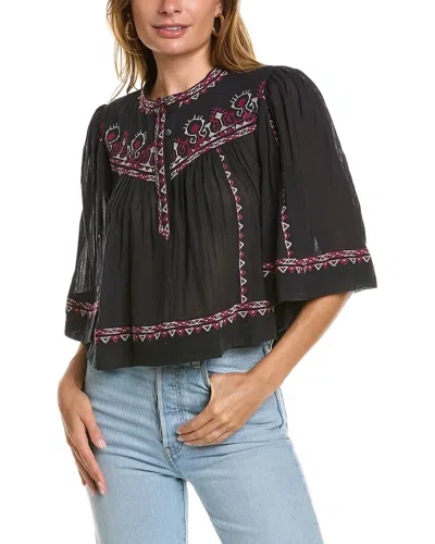 Isabel Marant Etoile Juline Top In Black