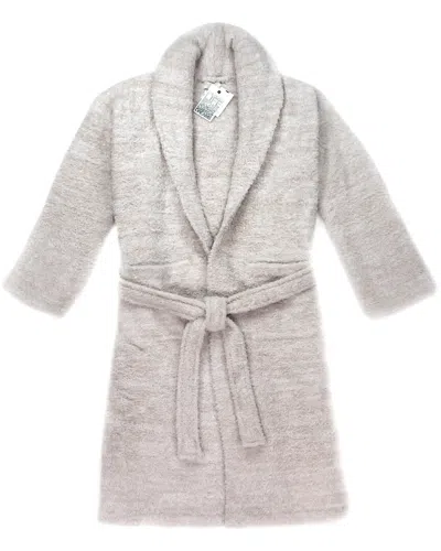 Barefoot Dreams Cozychic Heathered Robe In White