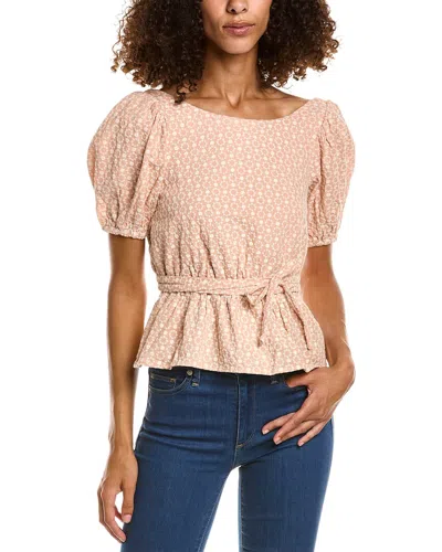 Line & Dot Millie Top In Pink