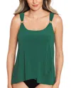 Miraclesuit Dazzle Top In Malachite Green