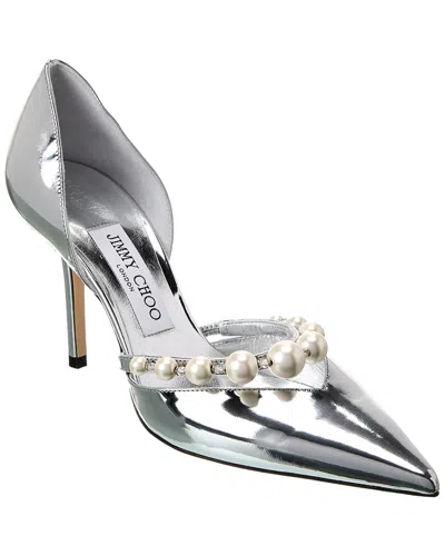 Jimmy Choo Aurelie 85 Pumps In Silver