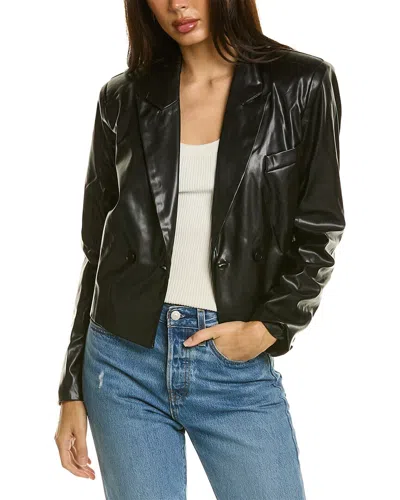 Area Stars Crop Jacket In Black