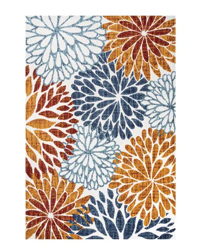 Jonathan Y Amalfi Coast Crisantemo Indoor/outdoor Rug In Orange