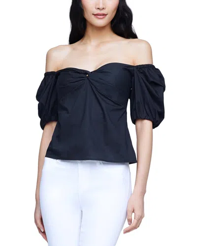 L Agence Dnu L'agence Gemini Top In Black