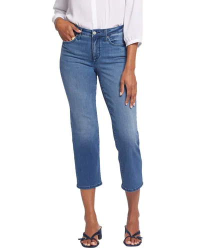 Nydj Relaxed Piper Crop In Blue