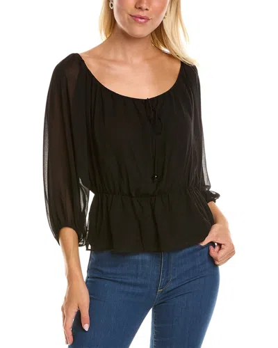 Donna Karan Poet Blouse In Black