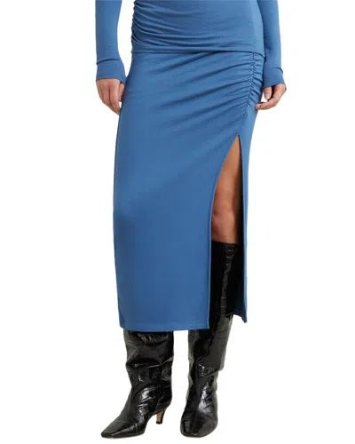 Modern Citizen Kiki Ruched Midi Skirt In Multi