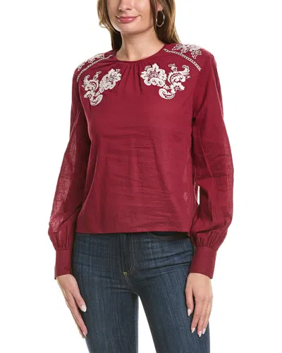 St. Roche Mortimer Top In Red