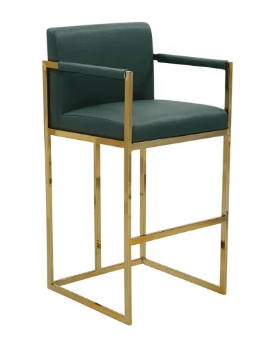 Chic Home Quest Green Stool