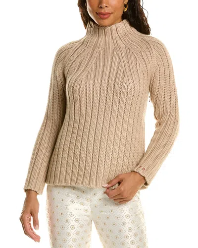 Frances Valentine Shelby Wool & Cashmere-blend Sweater In Brown