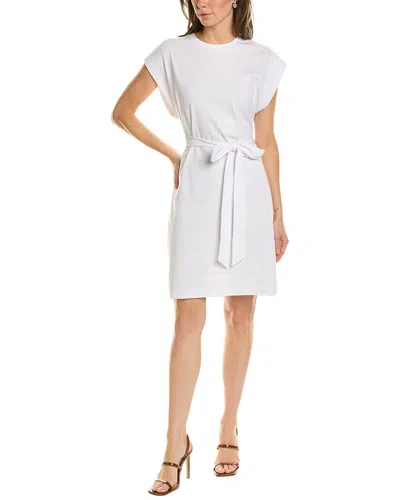 Vince Muscle T-shirt Dress In White