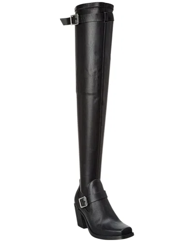 Rag & Bone Axis Leather Thigh-high Boot In Black