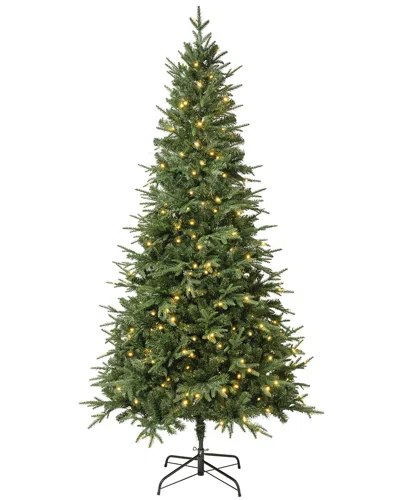 First Traditions Feel-real Duxbury Light Green Mixed Tree With 260 Warm White Led Lights