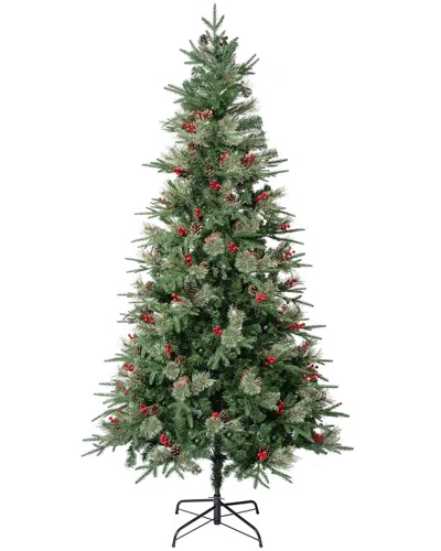 First Traditions Feel-real Virginia Pine-needle Mixed Tree In Green