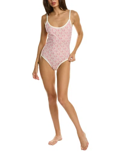 Moncler Woman One-piece Swimsuit Pink Size M Polyamide, Elastane