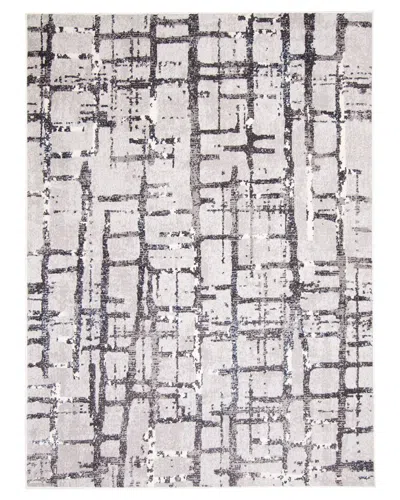 Ecarpet Anitra Modern Abstract Rug In Grey