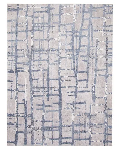 Ecarpet Anitra Modern Abstract Rug In Blue