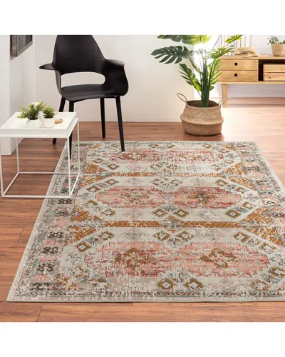 Lr Home Anica Geometric Indoor/outdoor Area Rug In Cream