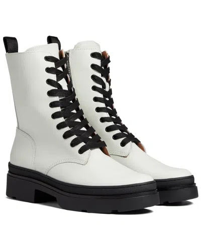 Frye Chloe Leather Boot In White