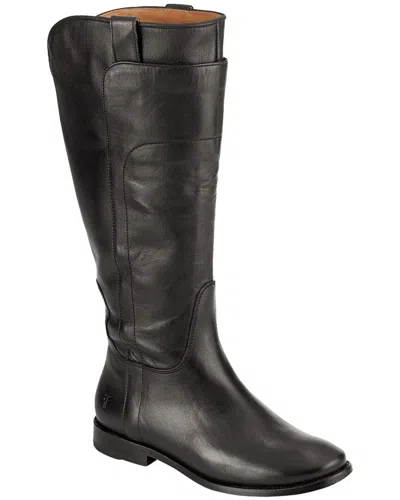 Frye Paige Leather Boot In Black