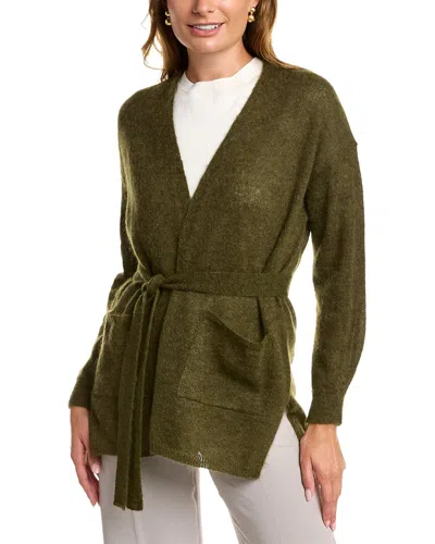 Max Mara Tessa Mohair & Alpaca-blend Cardigan In Green