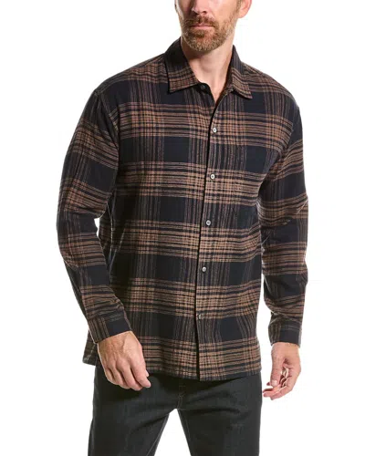 Frame Relaxed Shirt In Brown