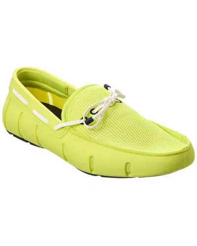 Swims Braided Lace Loafer In Green