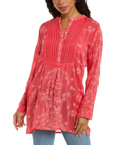 Johnny Was Birdie Marisol Tunic In Pink