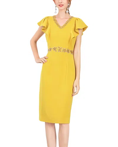 Burryco Mini Dress In Yellow