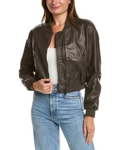 Lyra & Co Cropped Jacket In Black