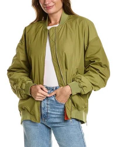 Lyra & Co Bomber Jacket In Green