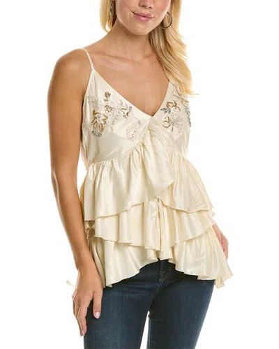 Tracy Reese Embellished Cami In Brown