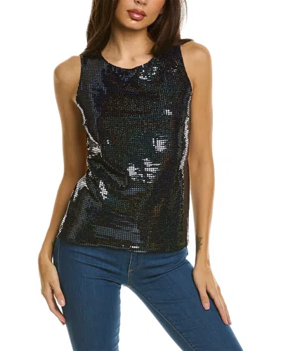 Dodo Bar Or Salina Embellished Stretch-jersey Top In Black