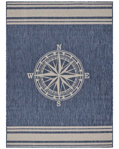 Lr Home Seaside Indoor/outdoor Rug In Blue