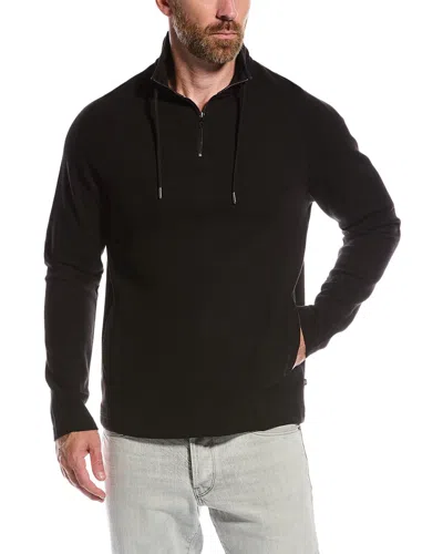 Ted Baker Drover Funnel Neck Sweatshirt In Black