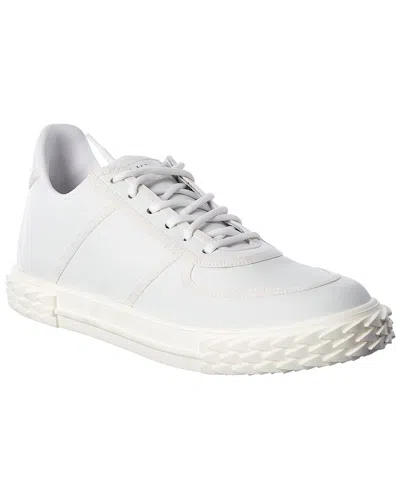 Giuseppe Zanotti Logo Leather Sneaker In White