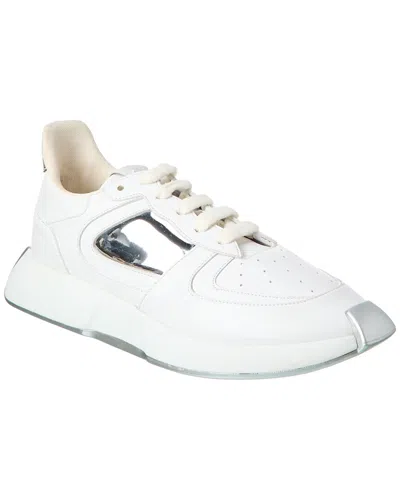Giuseppe Zanotti Omnia Leather Sneaker In White