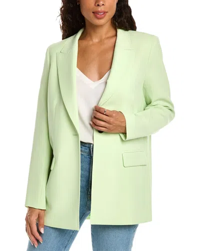 Lafayette 148 Single-button Blazer In Green