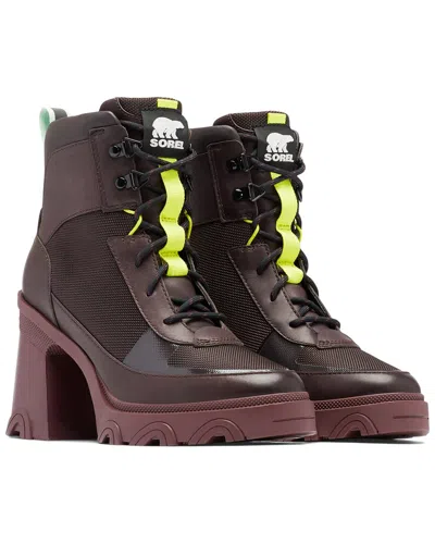 Sorel Brex™ Heel Lace Leather Boot In Grey