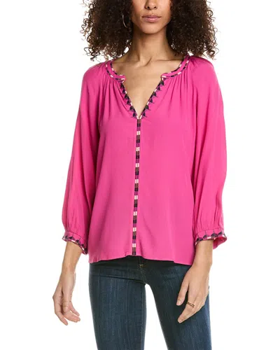 Ba&sh Ba & Sh Crepe Blouse In Pink