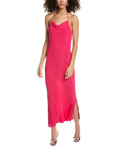 Ba&sh One-shoulder Slip Dress In Pink
