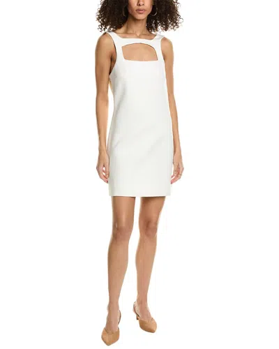 Ba&sh Cutout Ponte Mini Dress In White