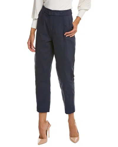 Ted Baker Nysse Barrel Leg Trouser In Navy